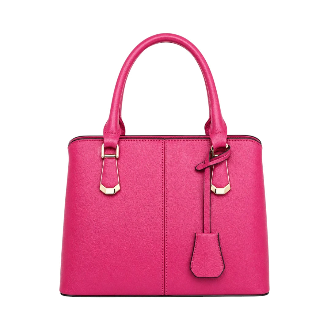 Orwa Premium Pink Leather Handbag for Women
